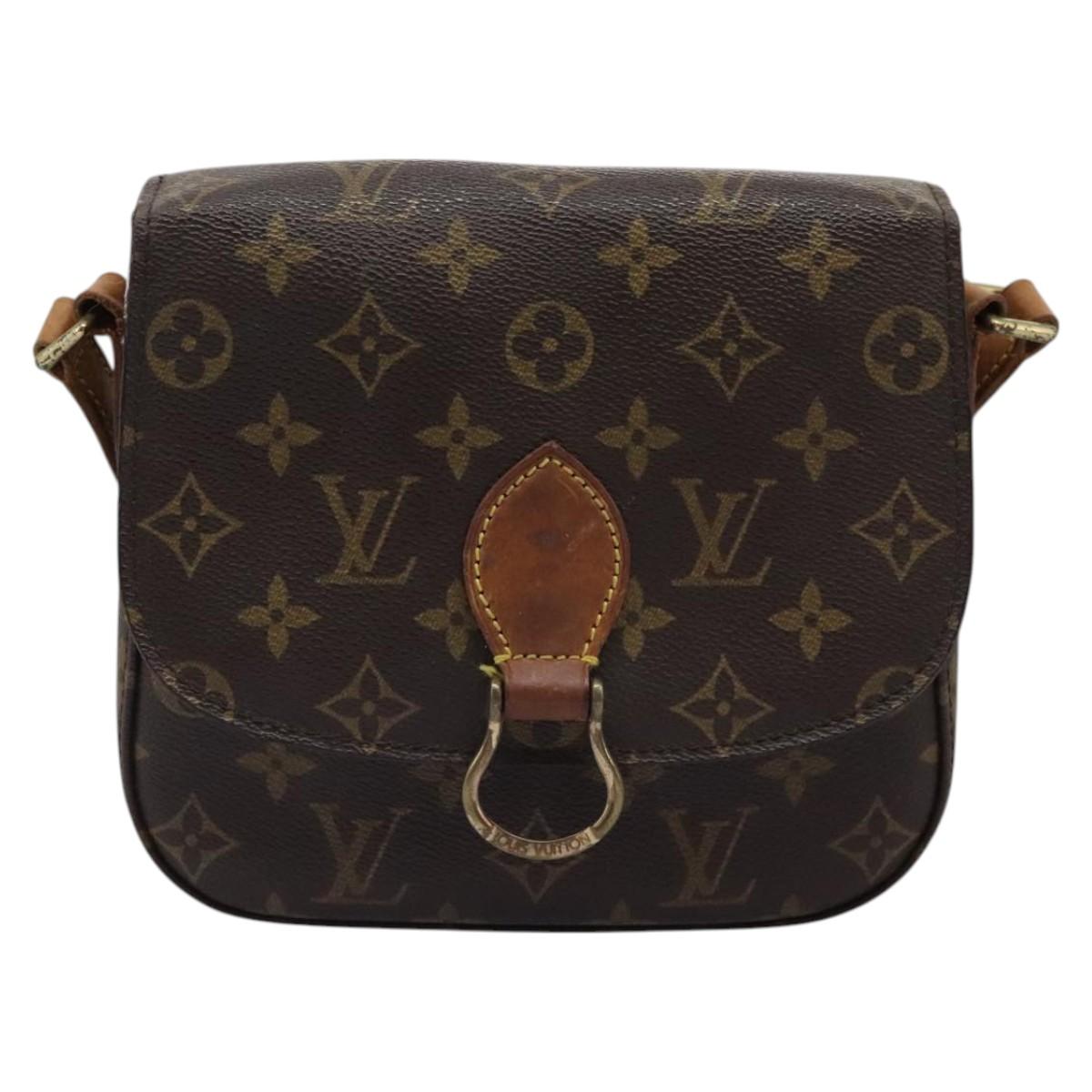 LOUIS VUITTON Monogram Saint Cloud MM Shoulder Bag M51243 LV Auth 119805
