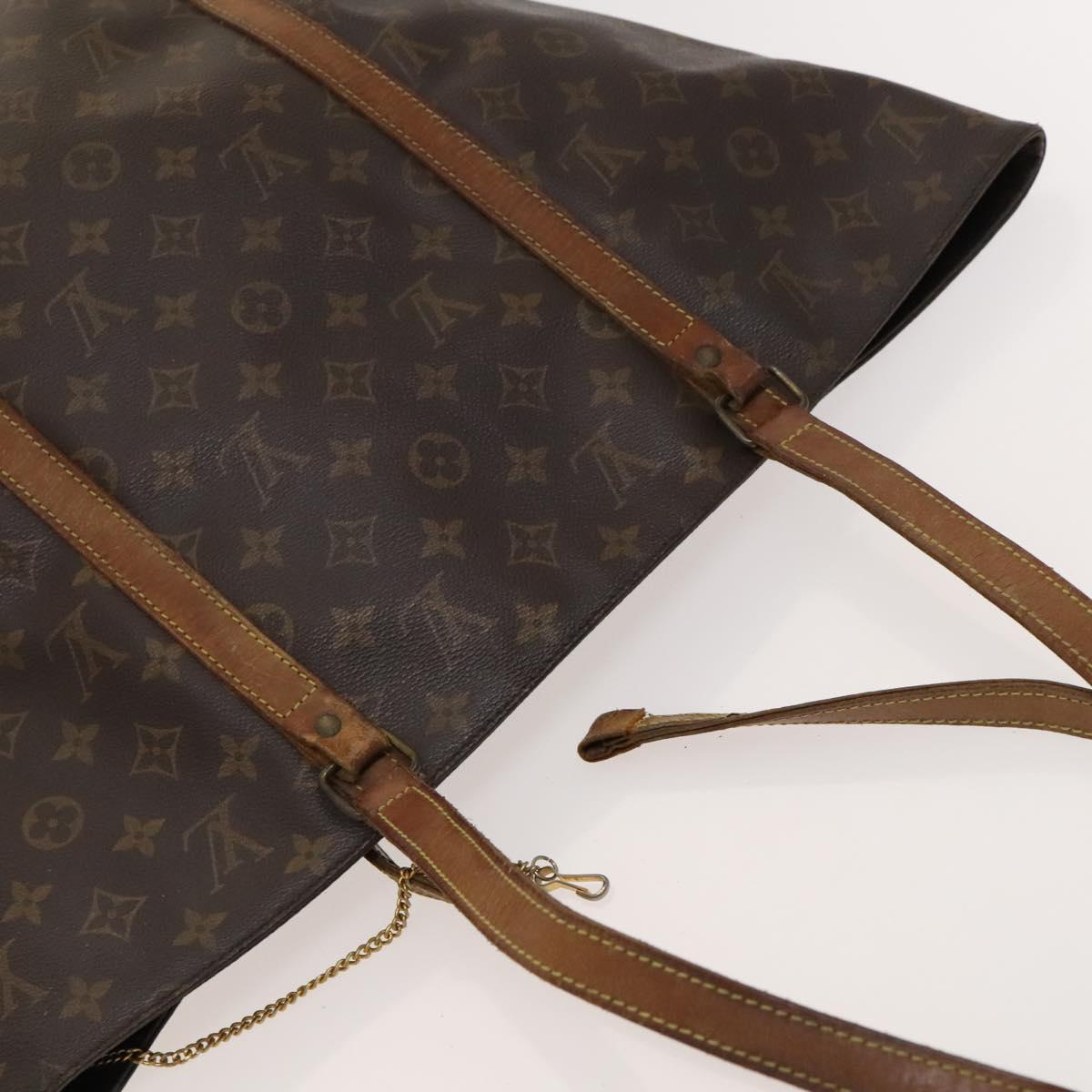 LOUIS VUITTON Monogram Sac Shopping Tote Bag M51108 LV Auth 119806