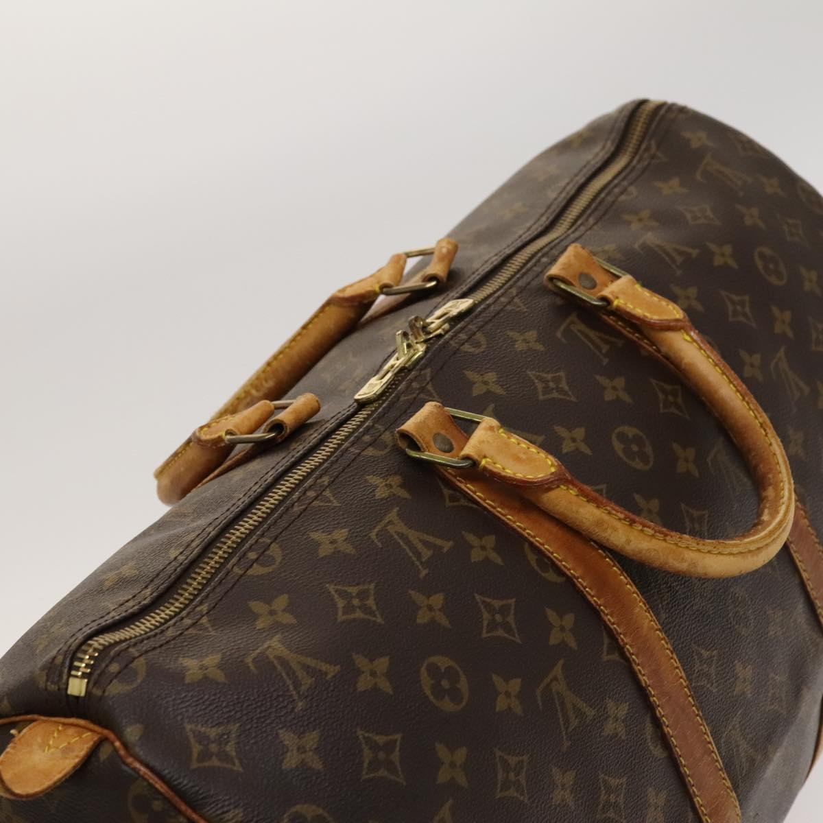 LOUIS VUITTON Monogram Keepall 50 Boston Bag M41426 LV Auth 119826