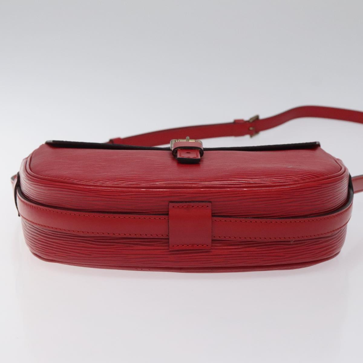 LOUIS VUITTON Epi Jeune Fille MM Shoulder Bag Red M52157 LV Auth 119841