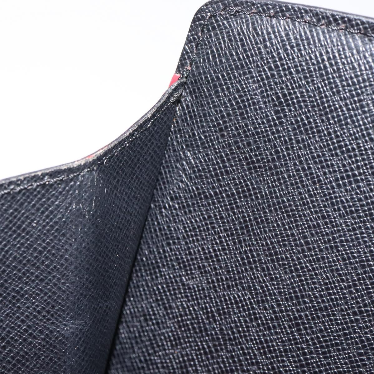 LOUIS VUITTON Epi Bicolor Varenne Hand Bag Black Red M52387 LV Auth 119842