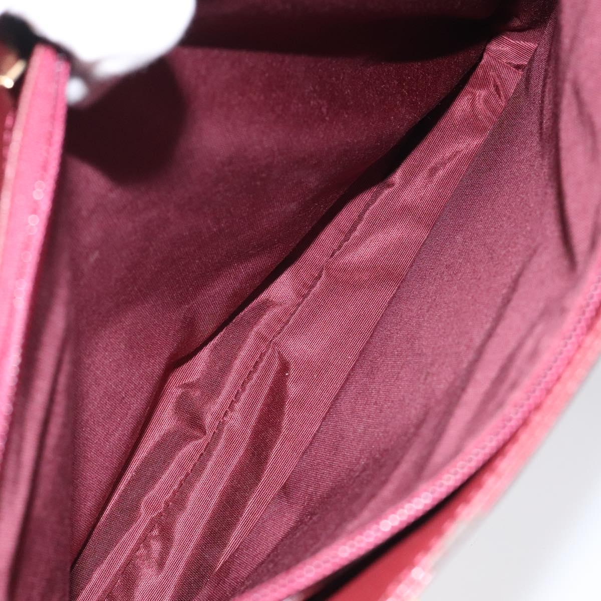 BURBERRY Nova Check Hand Bag Canvas Beige Gold Auth 119890