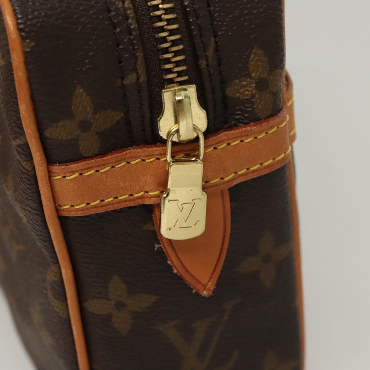 LOUIS VUITTON Monogram Compiegne 23 Clutch Bag M51847 LV Auth 119892