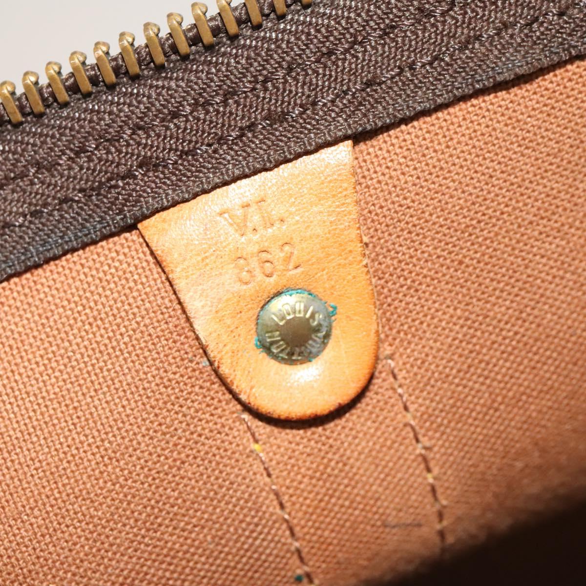 LOUIS VUITTON Monogram Keepall 60 Boston Bag M41422 LV Auth 119896