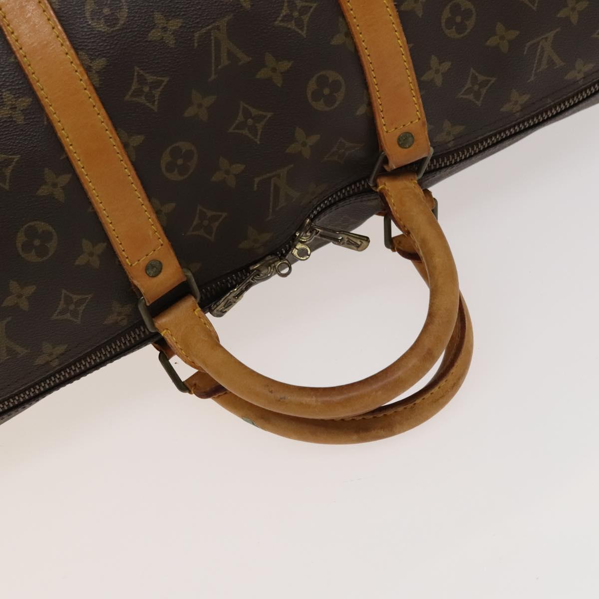 LOUIS VUITTON Monogram Keepall 60 Boston Bag M41422 LV Auth 119896
