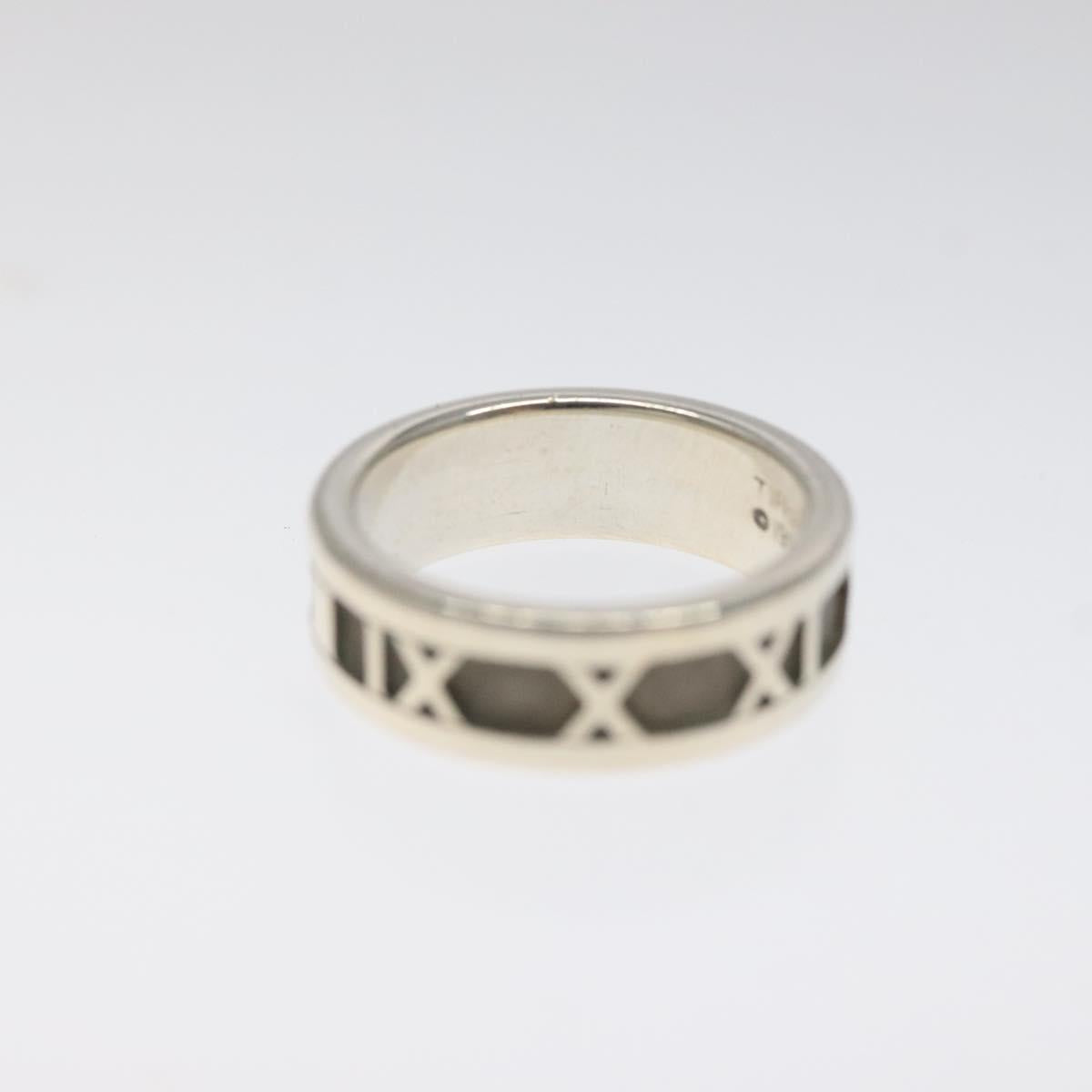 TIFFANY&Co. Atlas Ring Ag925 Silver Auth 119917
