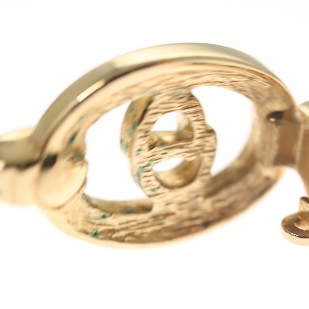 Christian Dior Earring metal Gold Auth 119932