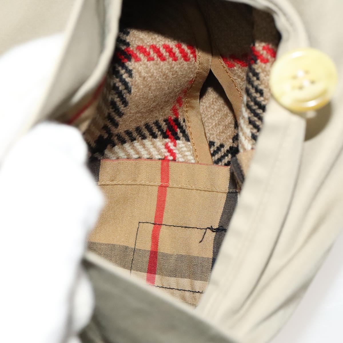 Burberrys Trench Coat Cotton Beige Auth 119945