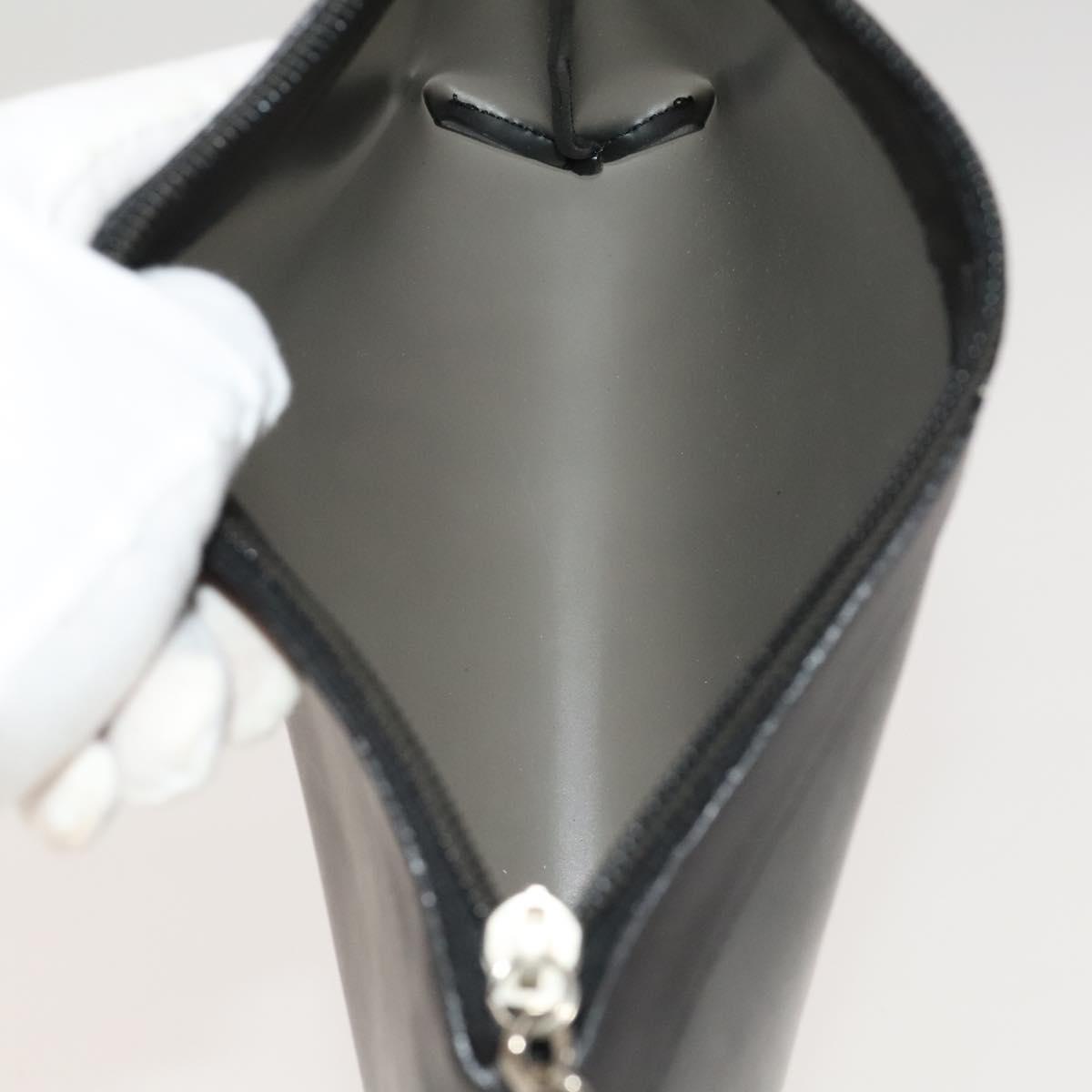 Salvatore Ferragamo Celine Macadam Canvas Bag PVC 3Set Brown Black Auth 119946