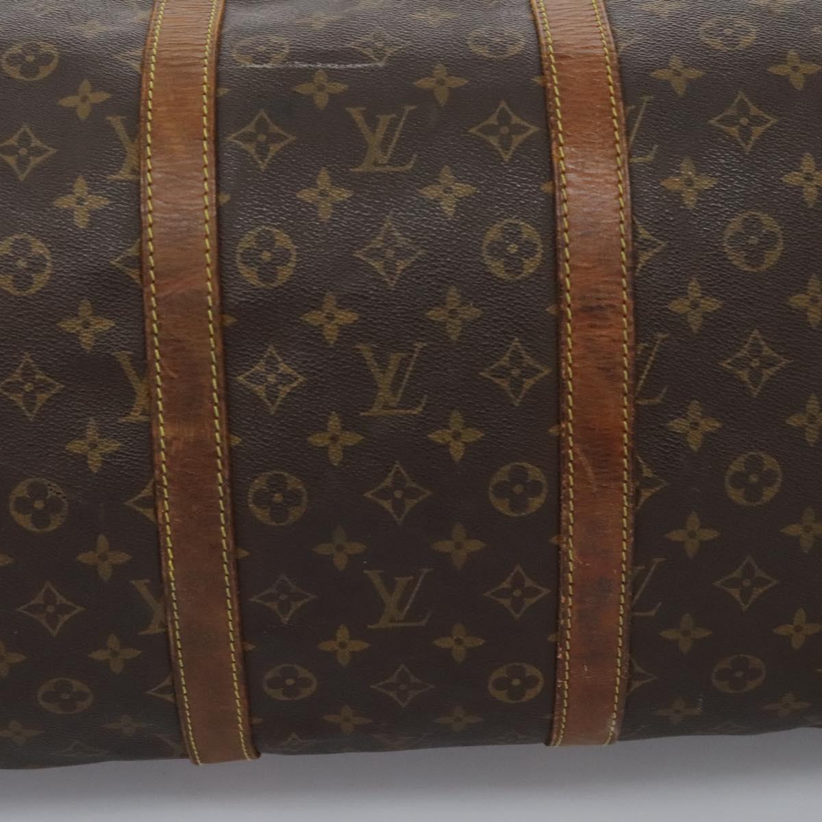 LOUIS VUITTON Monogram Keepall 55 Boston Bag M41424 LV Auth 119973