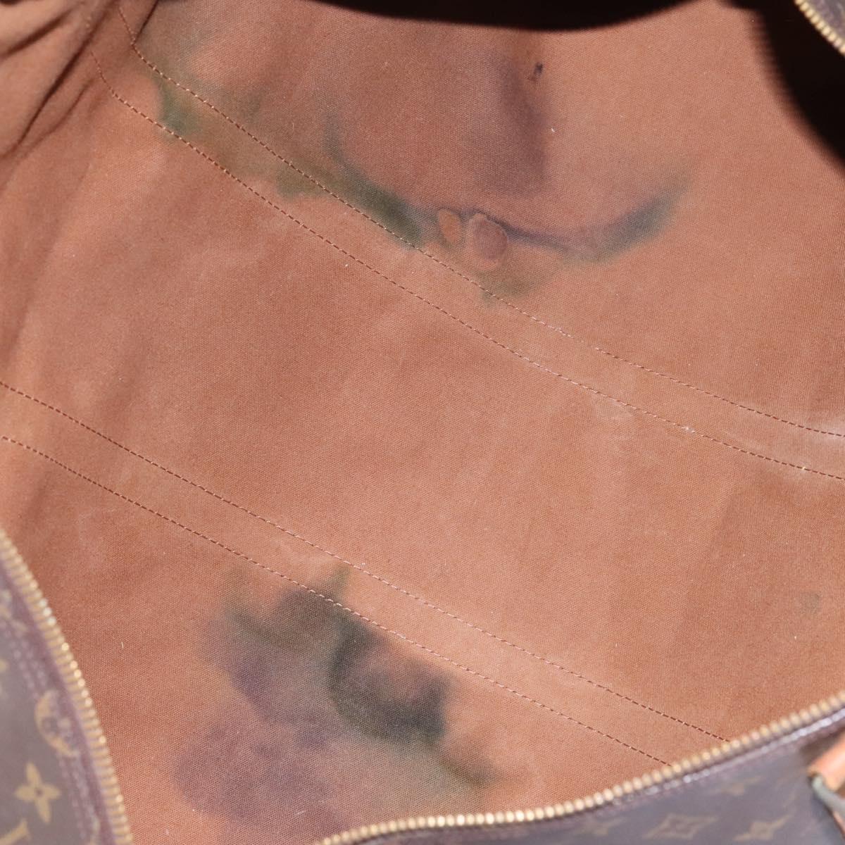 LOUIS VUITTON Monogram Keepall 55 Boston Bag M41424 LV Auth 119973