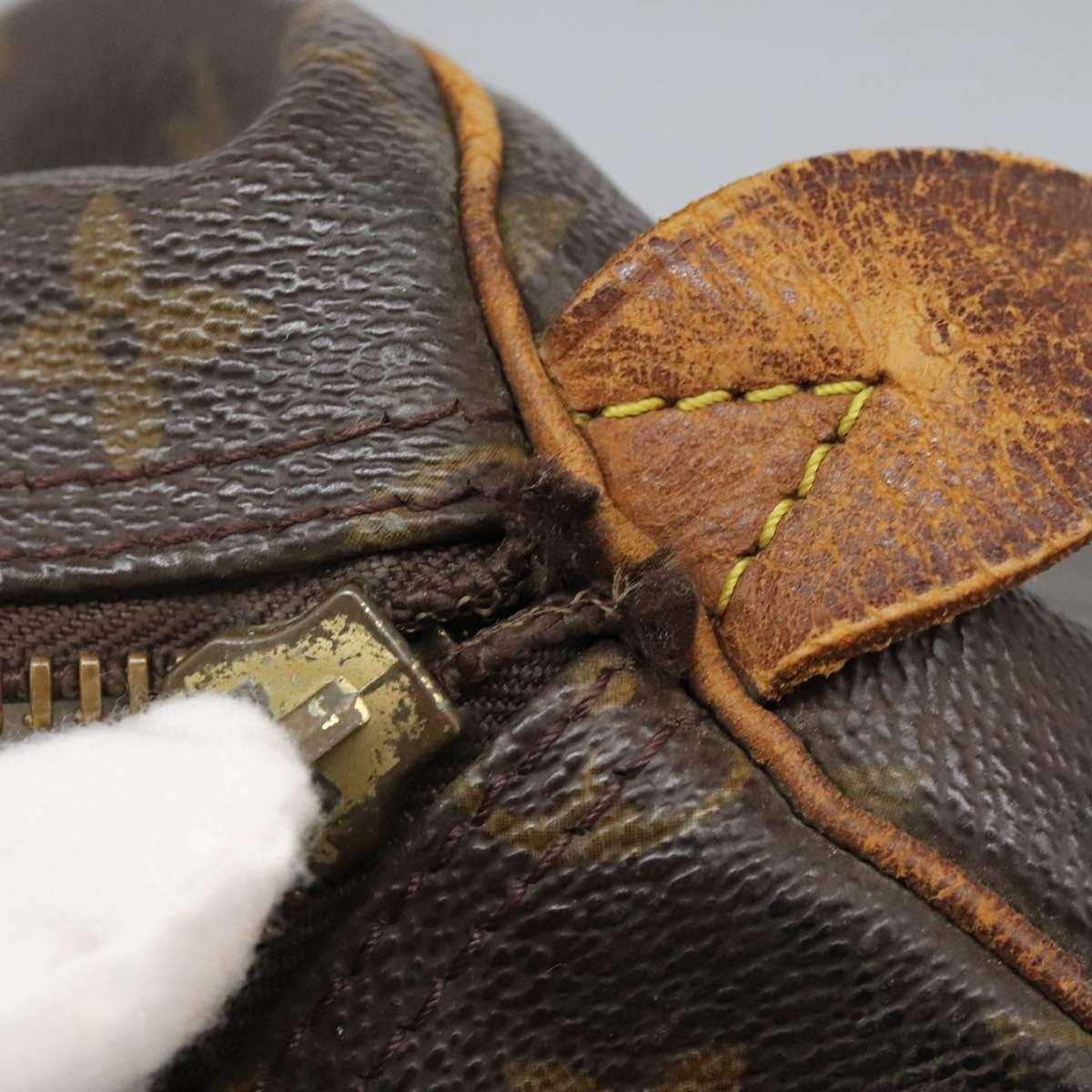 LOUIS VUITTON Monogram Keepall 55 Boston Bag M41424 LV Auth 119973