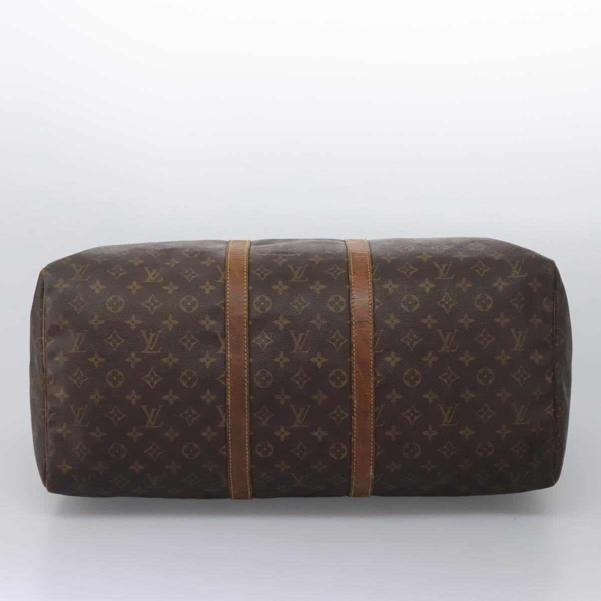 LOUIS VUITTON Monogram Keepall 55 Boston Bag M41424 LV Auth 119973