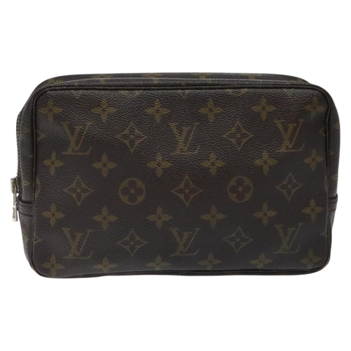 LOUIS VUITTON Monogram Trousse Toilette 23 Clutch Bag M47524 LV Auth 119977