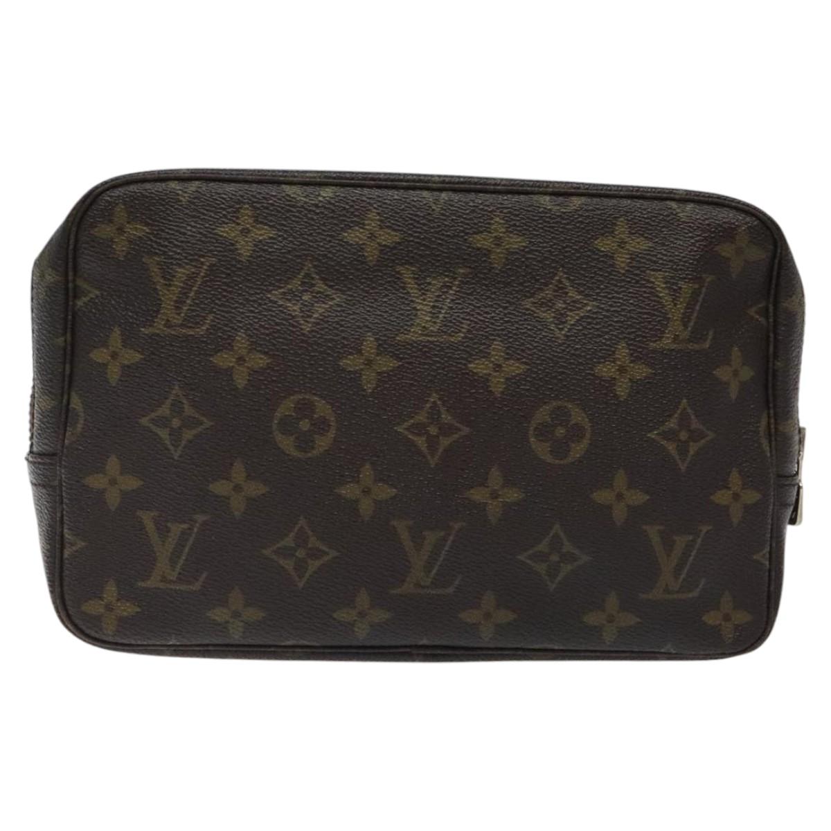 LOUIS VUITTON Monogram Trousse Toilette 23 Clutch Bag M47524 LV Auth 119977