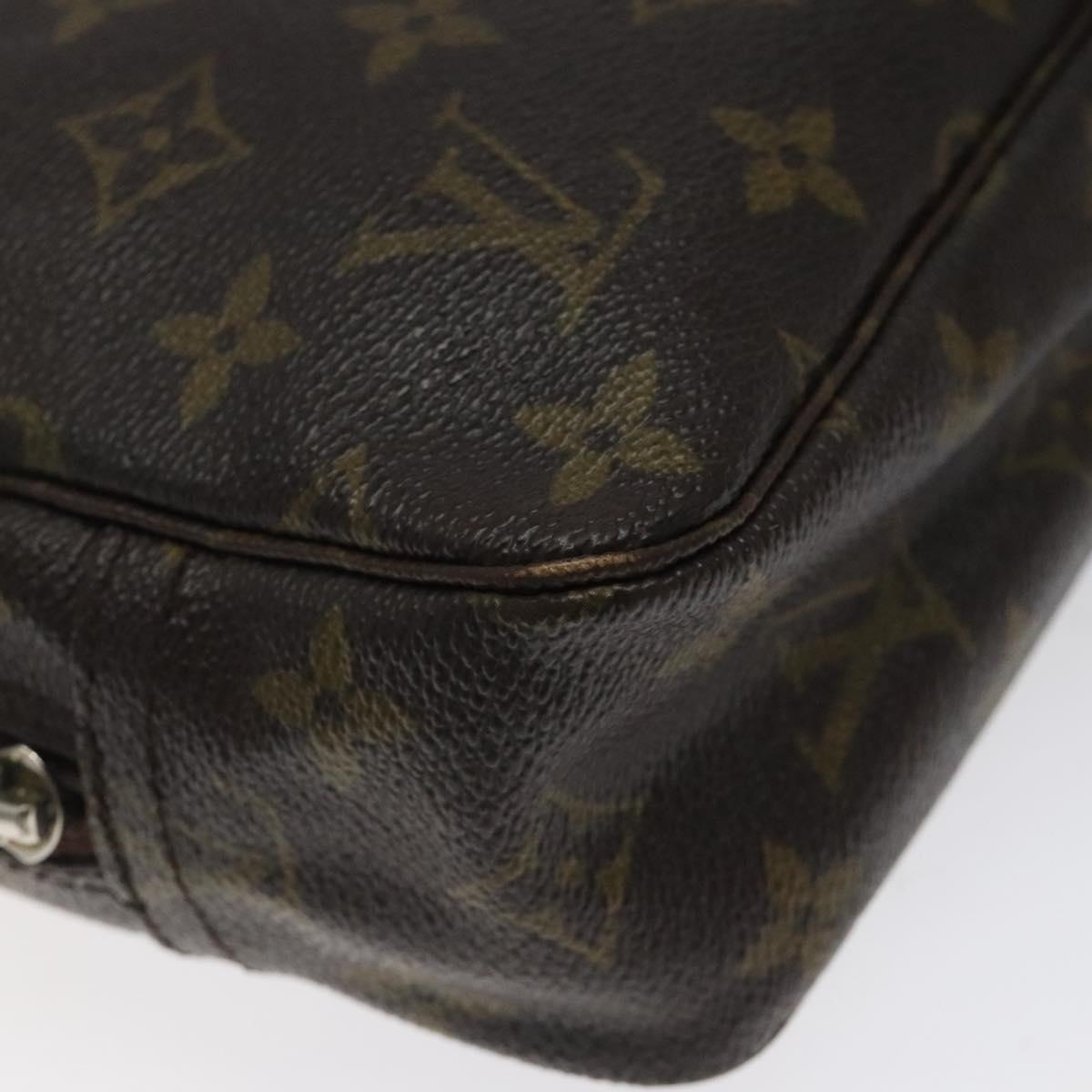 LOUIS VUITTON Monogram Trousse Toilette 23 Clutch Bag M47524 LV Auth 119977