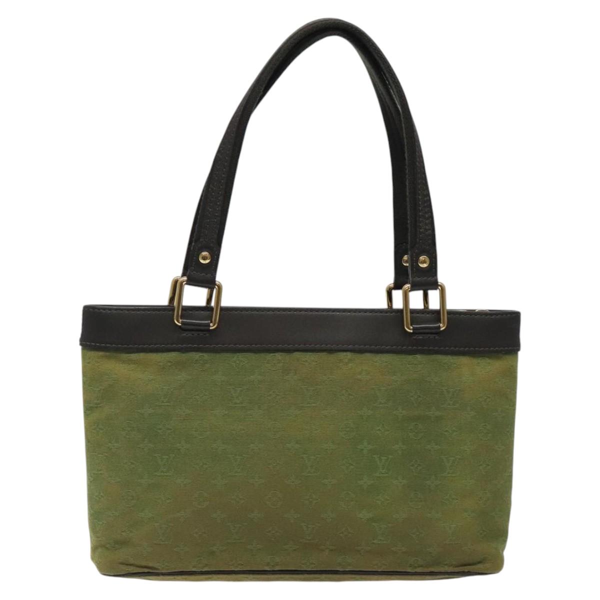 LOUIS VUITTON Monogram Mini Lucille PM Hand Bag TST Khaki M92682 LV Auth 120017