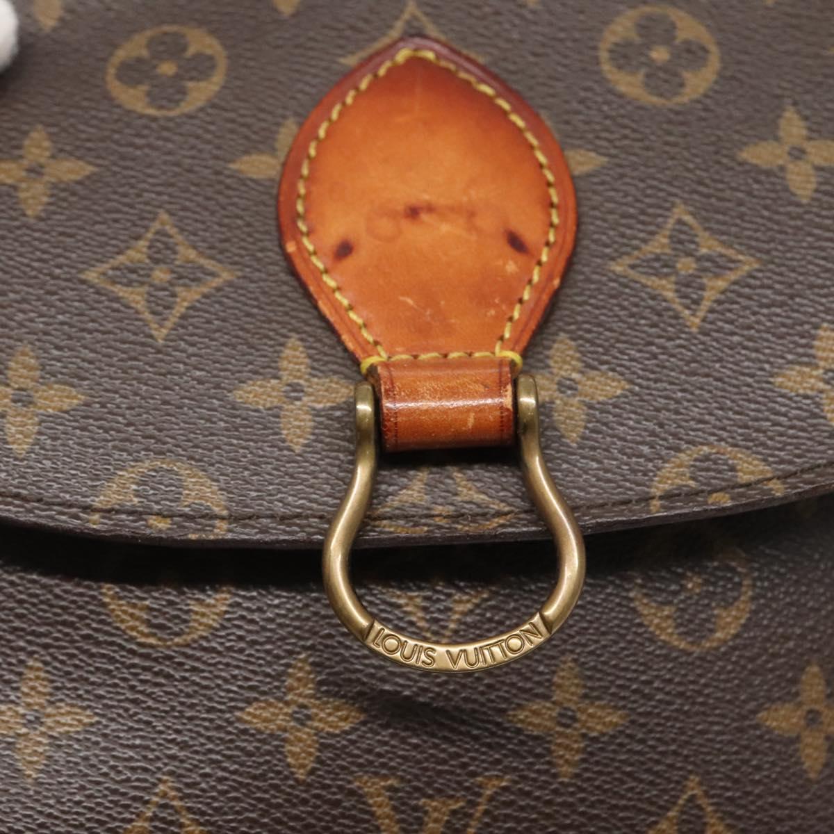LOUIS VUITTON Monogram Saint Cloud GM Shoulder Bag M51242 LV Auth 120033