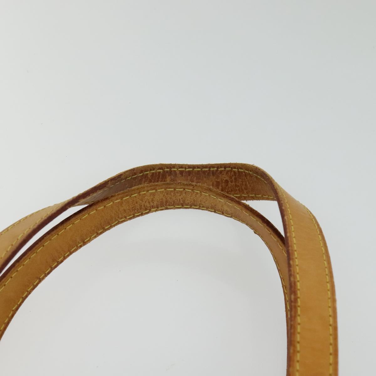 LOUIS VUITTON Monogram Vernis Houston Hand Bag Beige M91004 LV Auth 120122