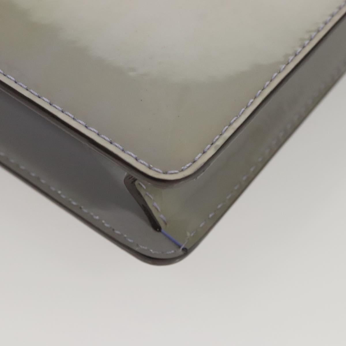 LOUIS VUITTON Vernis Monceau BB Hand Bag 2way Lila M90112 LV Auth 120203