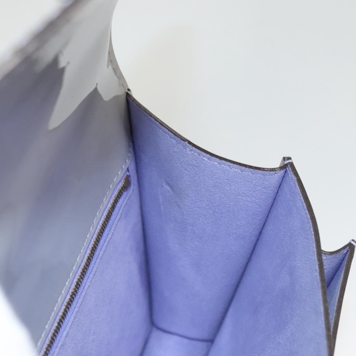 LOUIS VUITTON Vernis Monceau BB Hand Bag 2way Lila M90112 LV Auth 120203