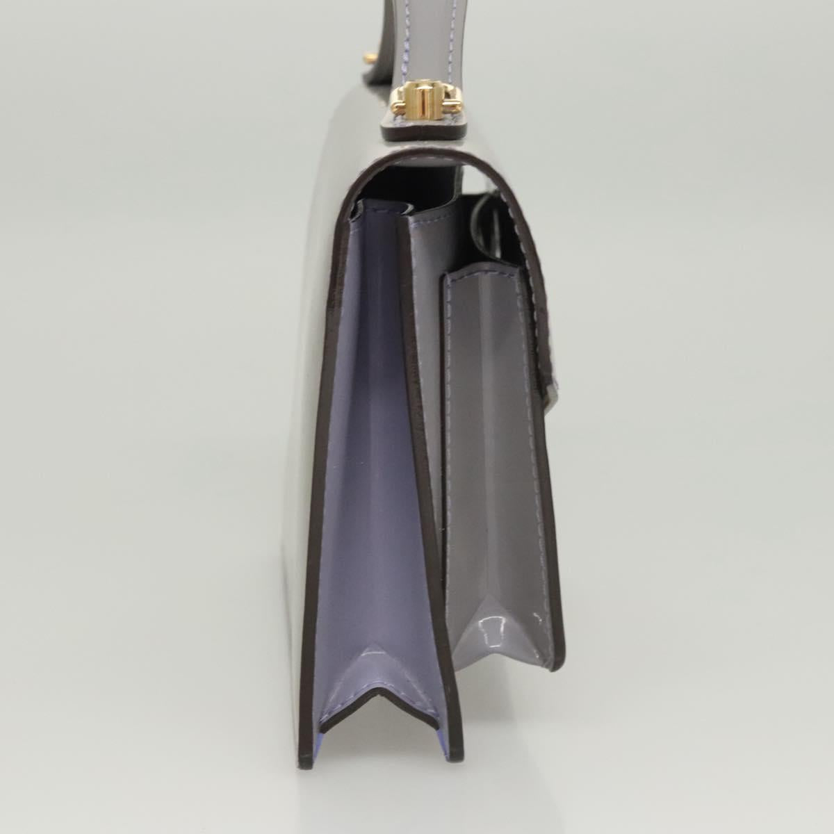 LOUIS VUITTON Vernis Monceau BB Hand Bag 2way Lila M90112 LV Auth 120203