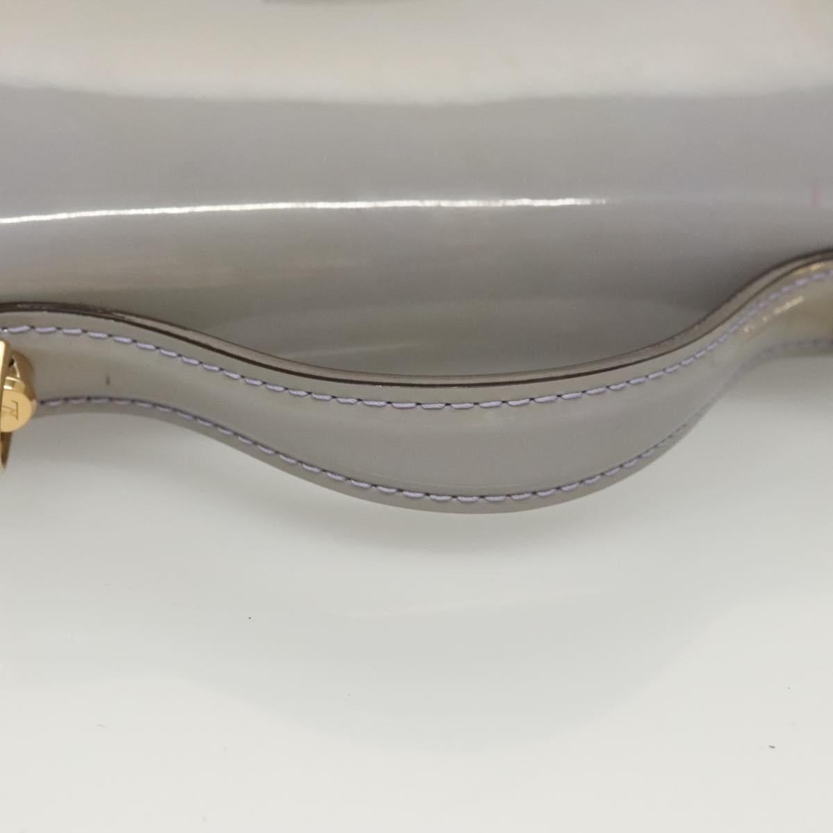 LOUIS VUITTON Vernis Monceau BB Hand Bag 2way Lila M90112 LV Auth 120203