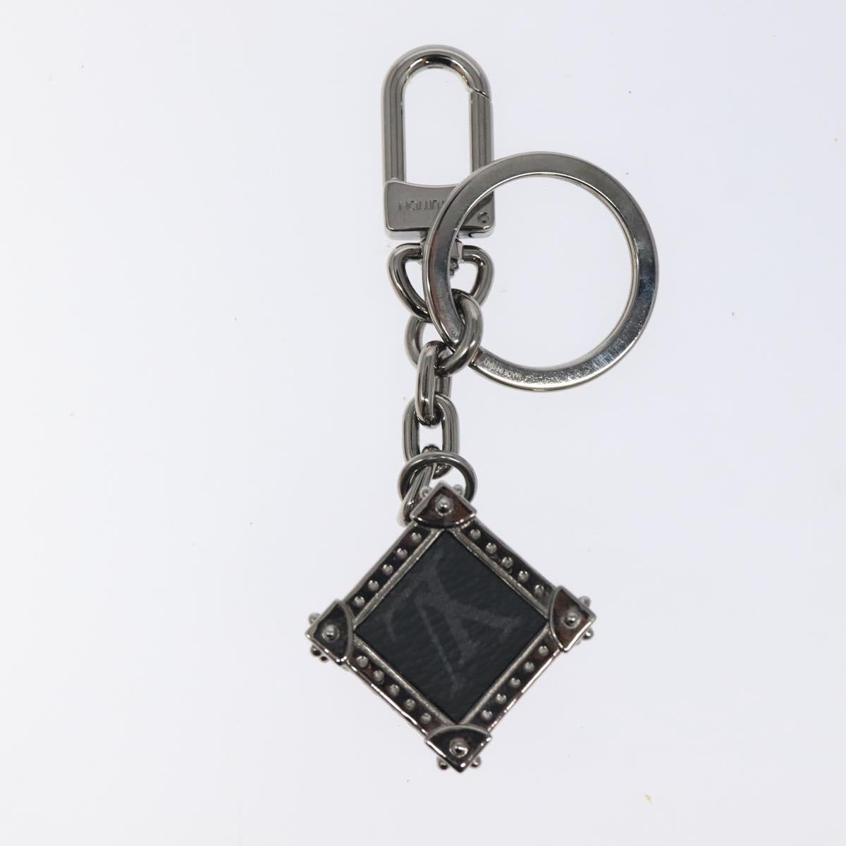 LOUIS VUITTON Monogram Eclipse Porte Cles Mon Cube Charm M68867 LV Auth 120234