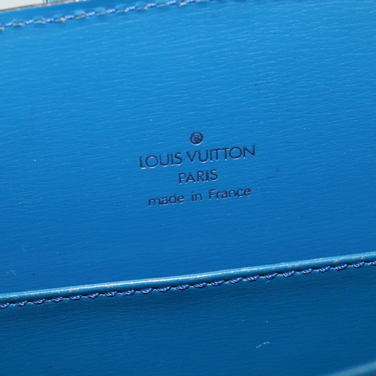 LOUIS VUITTON Epi Capuchin Shoulder Bag Blue M52345 LV Auth 120245