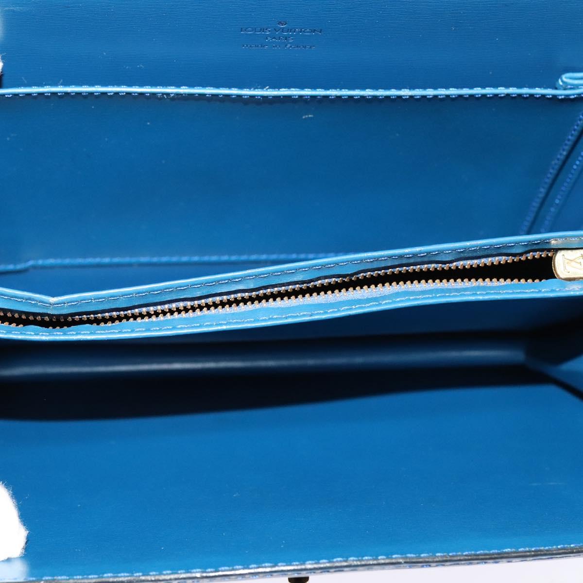 LOUIS VUITTON Epi Capuchin Shoulder Bag Blue M52345 LV Auth 120245