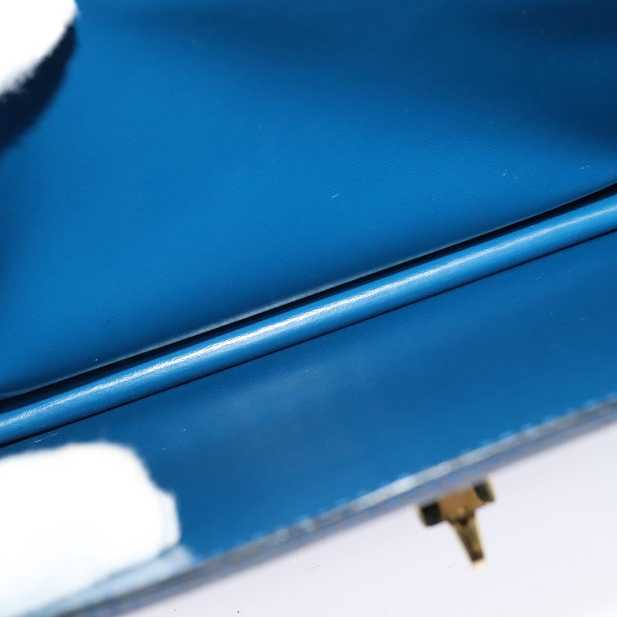 LOUIS VUITTON Epi Capuchin Shoulder Bag Blue M52345 LV Auth 120245