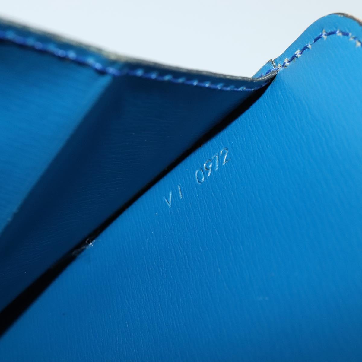 LOUIS VUITTON Epi Capuchin Shoulder Bag Blue M52345 LV Auth 120245