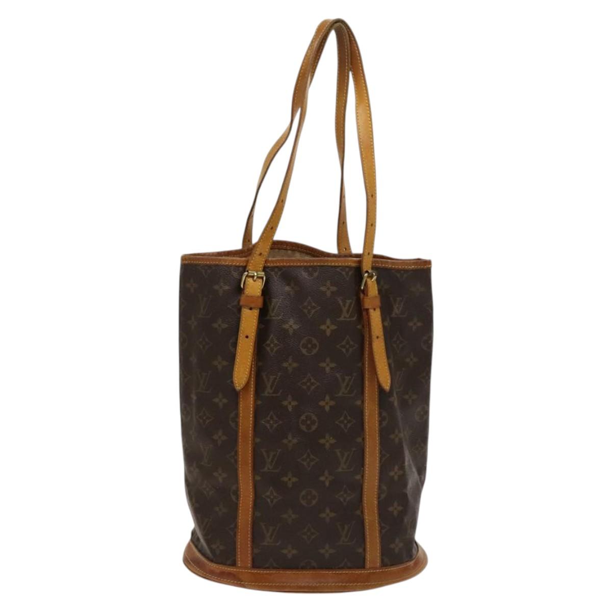 LOUIS VUITTON Monogram Bucket GM Shoulder Bag M42236 LV Auth 120276