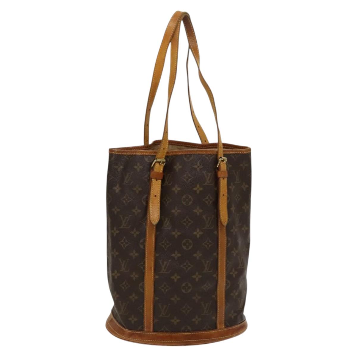 LOUIS VUITTON Monogram Bucket GM Shoulder Bag M42236 LV Auth 120276