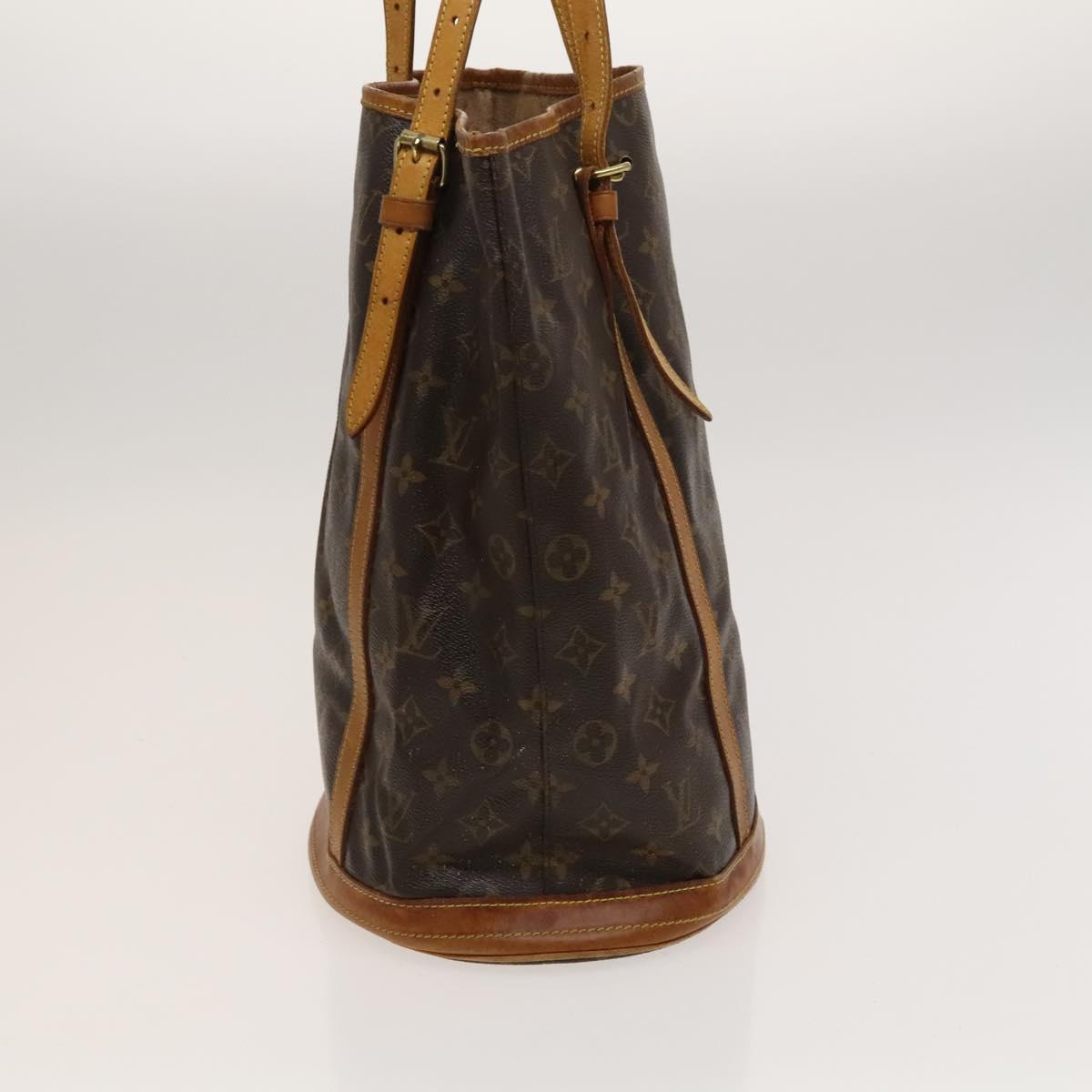 LOUIS VUITTON Monogram Bucket GM Shoulder Bag M42236 LV Auth 120276