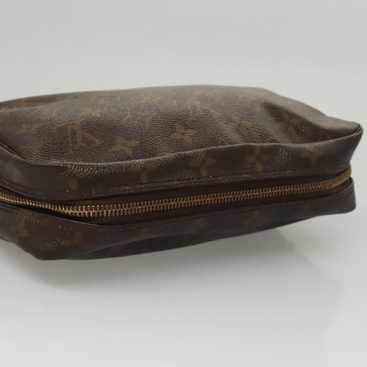 LOUIS VUITTON Monogram Trousse Toilette 23 Clutch Bag M47524 LV Auth 120282