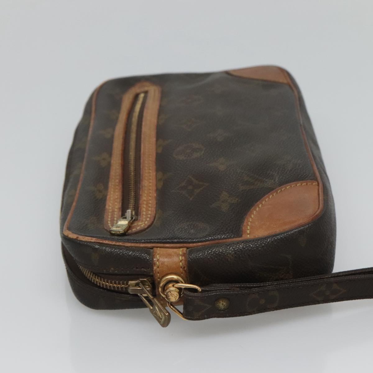LOUIS VUITTON Monogram Marly Dragonne GM Clutch Bag M51825 LV Auth 120296