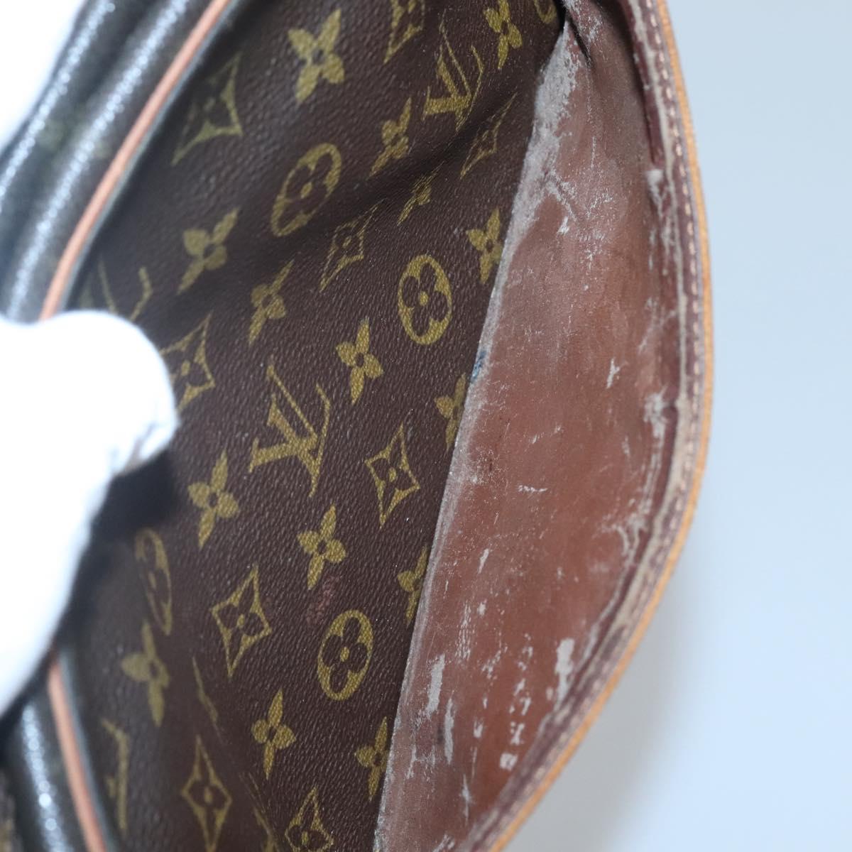 LOUIS VUITTON Monogram Compiegne 28 Clutch Bag M51845 LV Auth 120299