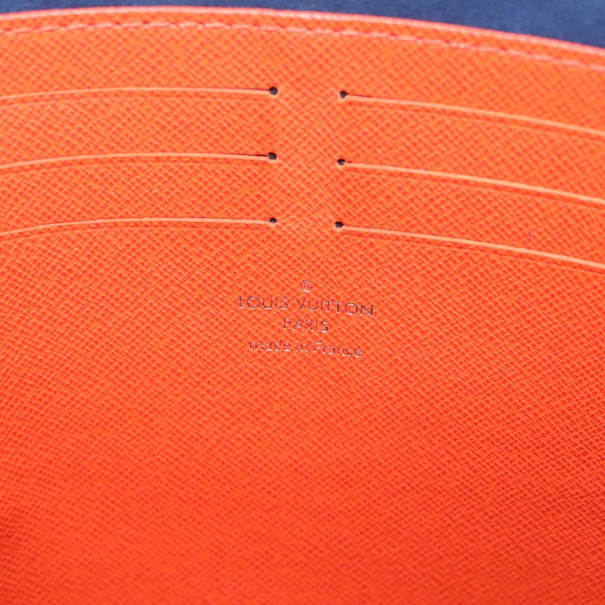 LOUIS VUITTON Epi Pochette Voyage Clutch Bag Blue M62912 LV Auth 120320