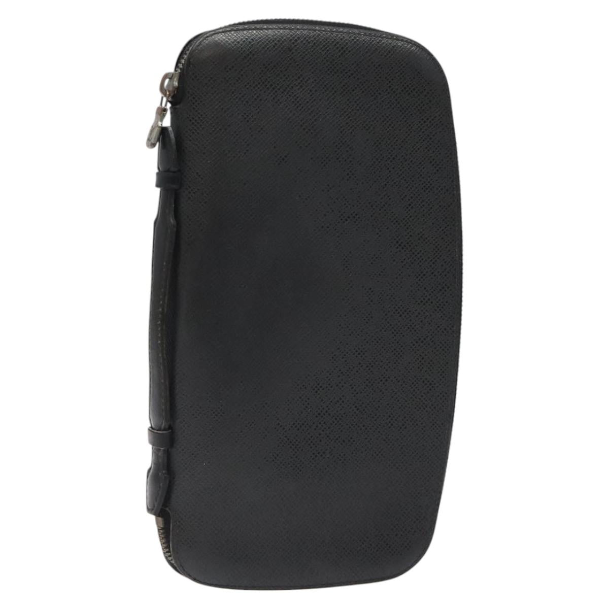 LOUIS VUITTON Taiga Organizer Atoll Travel Case Ardoise M30652 LV Auth 120326