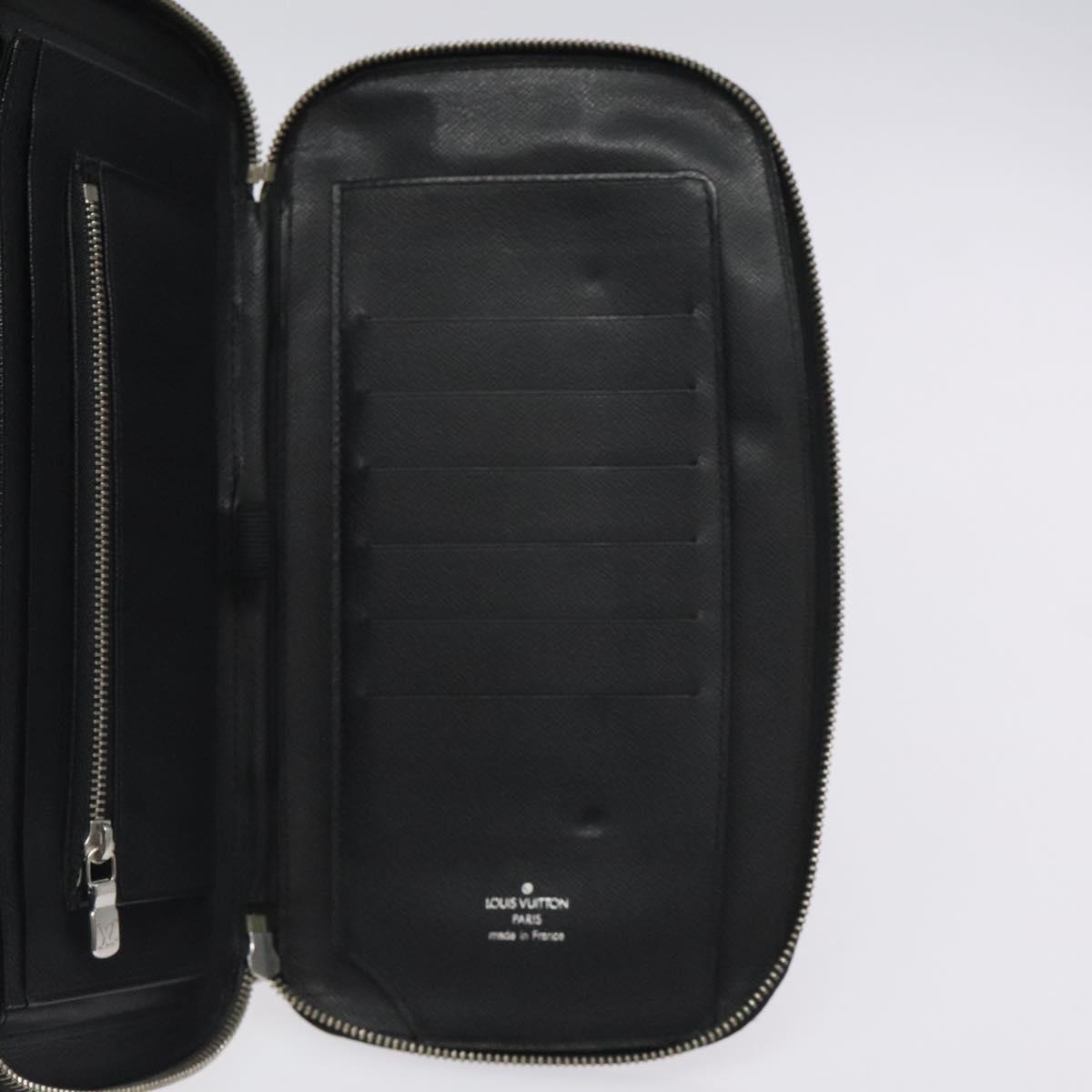 LOUIS VUITTON Taiga Organizer Atoll Travel Case Ardoise M30652 LV Auth 120326