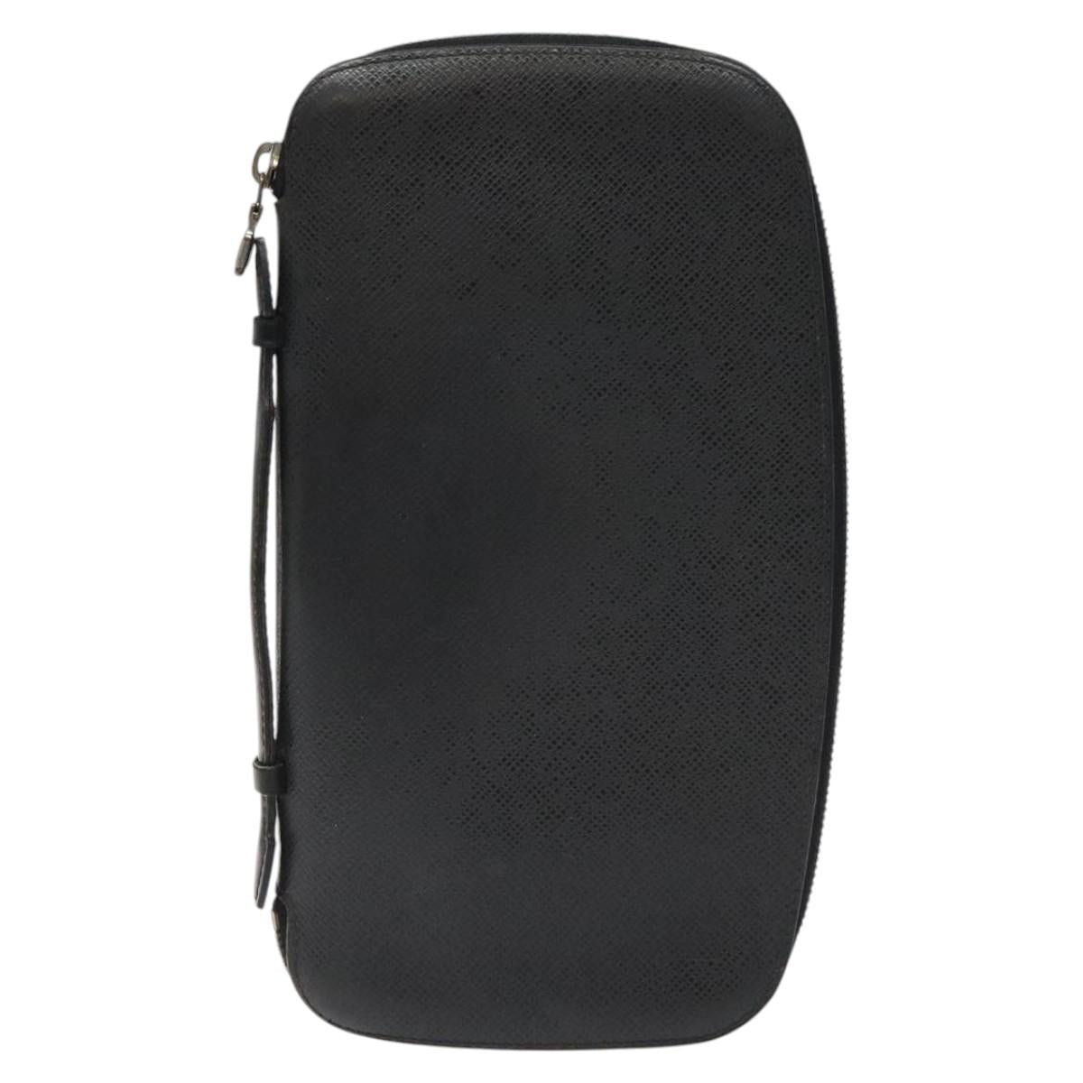 LOUIS VUITTON Taiga Organizer Atoll Travel Case Ardoise M30652 LV Auth 120326