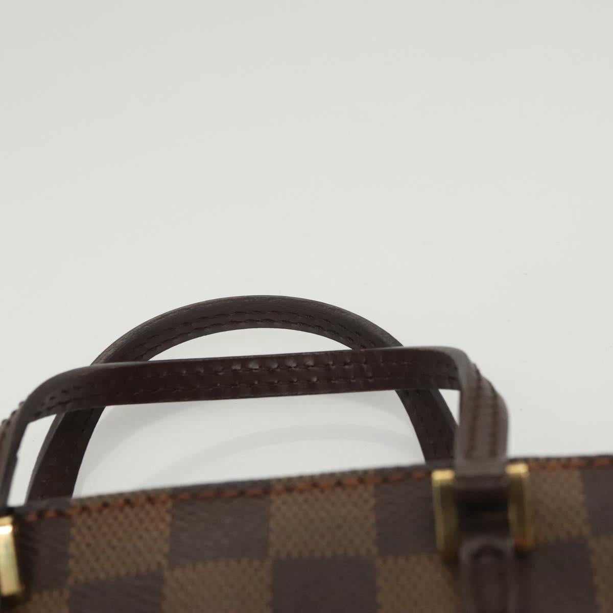 LOUIS VUITTON Damier Ebene Manosque GM Accessory Pouch N51120 LV Auth 120328
