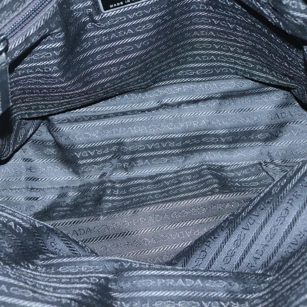 PRADA Tote Bag Nylon Black Auth 120382