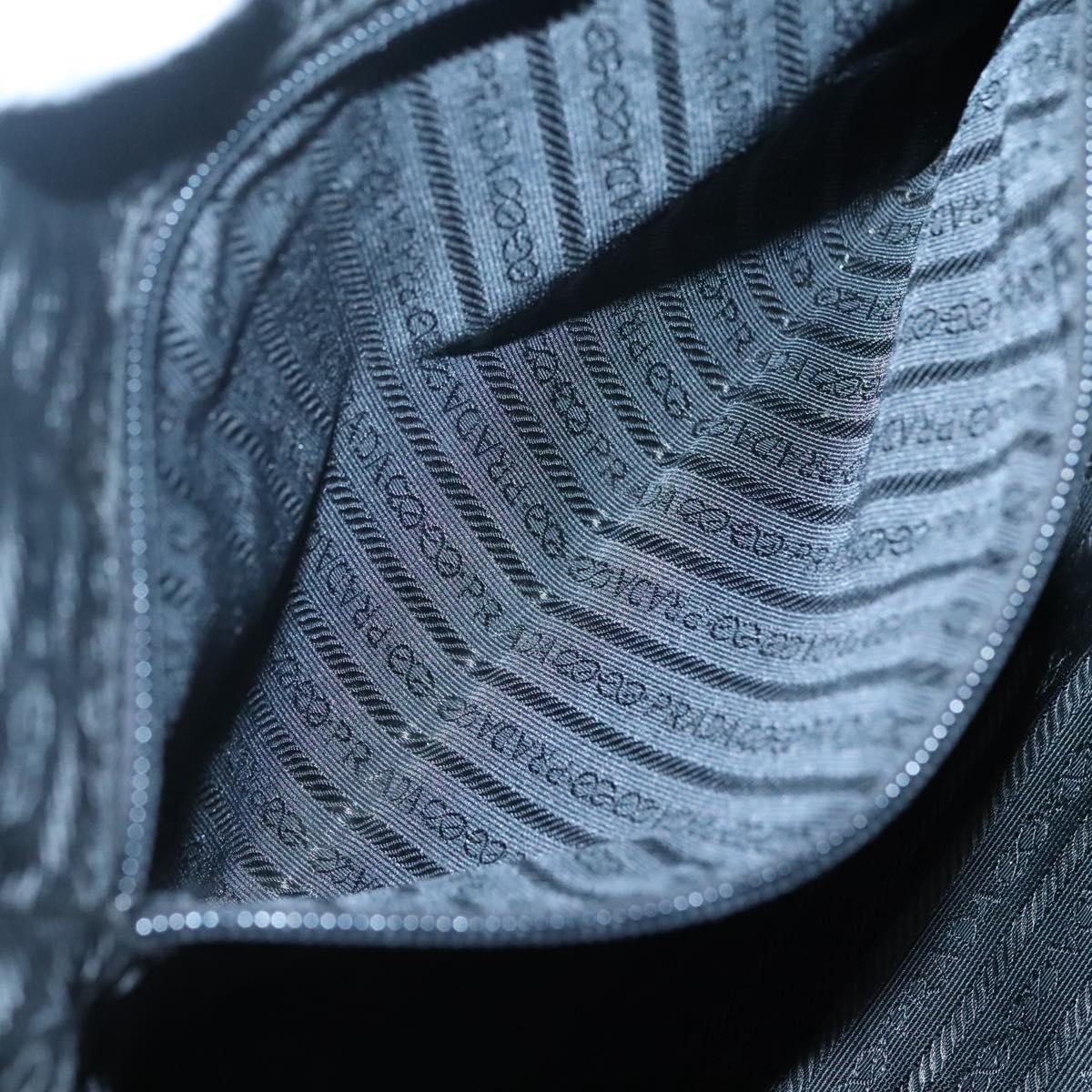 PRADA Tote Bag Nylon Black Auth 120382