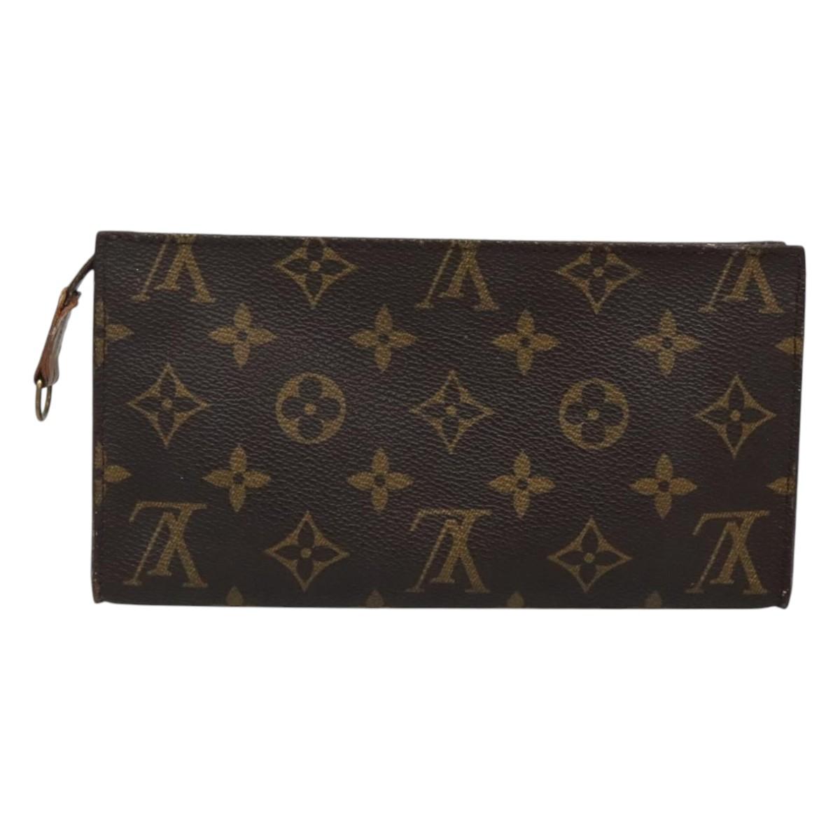 LOUIS VUITTON Monogram Bucket GM Accessory Pouch LV Auth 120442