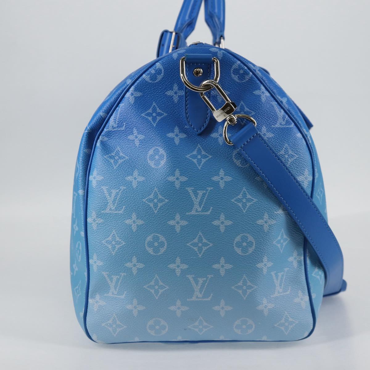 LOUIS VUITTON Monogram Clouds Keepall Bandouliere 50 Bag M45428 LV Auth 120447SM