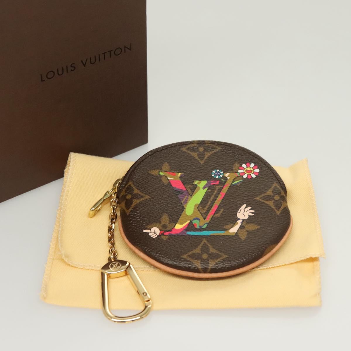 LOUIS VUITTON Monogram Hand Porte Monnaie Ron Coin Purse M95563 LV Auth 120449SV