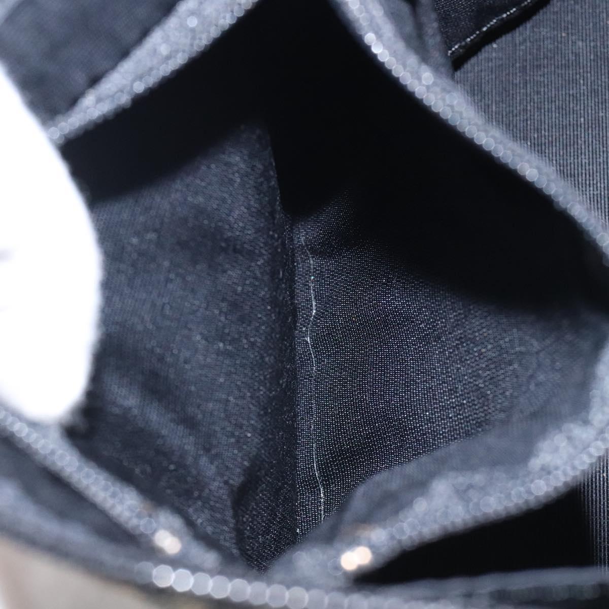 Burberrys Nova Check Hand Bag Canvas Beige Gold Auth 120481