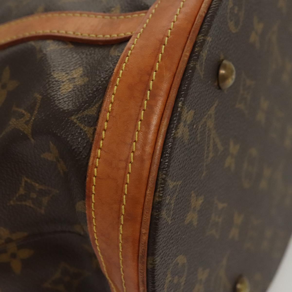 LOUIS VUITTON Monogram Bucket GM Shoulder Bag M42236 LV Auth 120501